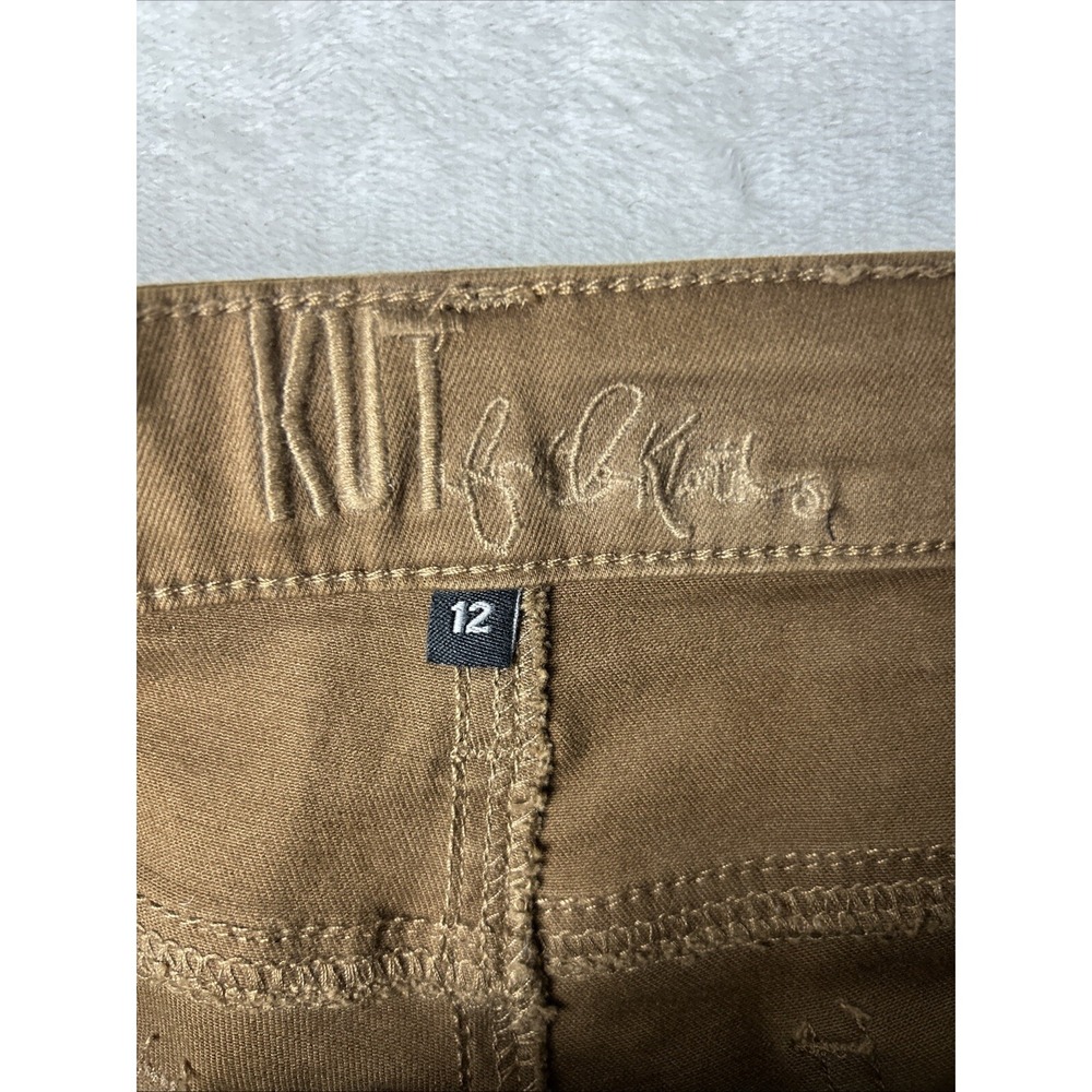 KUT From The Kloth Jeans Women 12 Brown Carlo Ankle Skinny Fit Normcore Casual - Picture 8 of 13